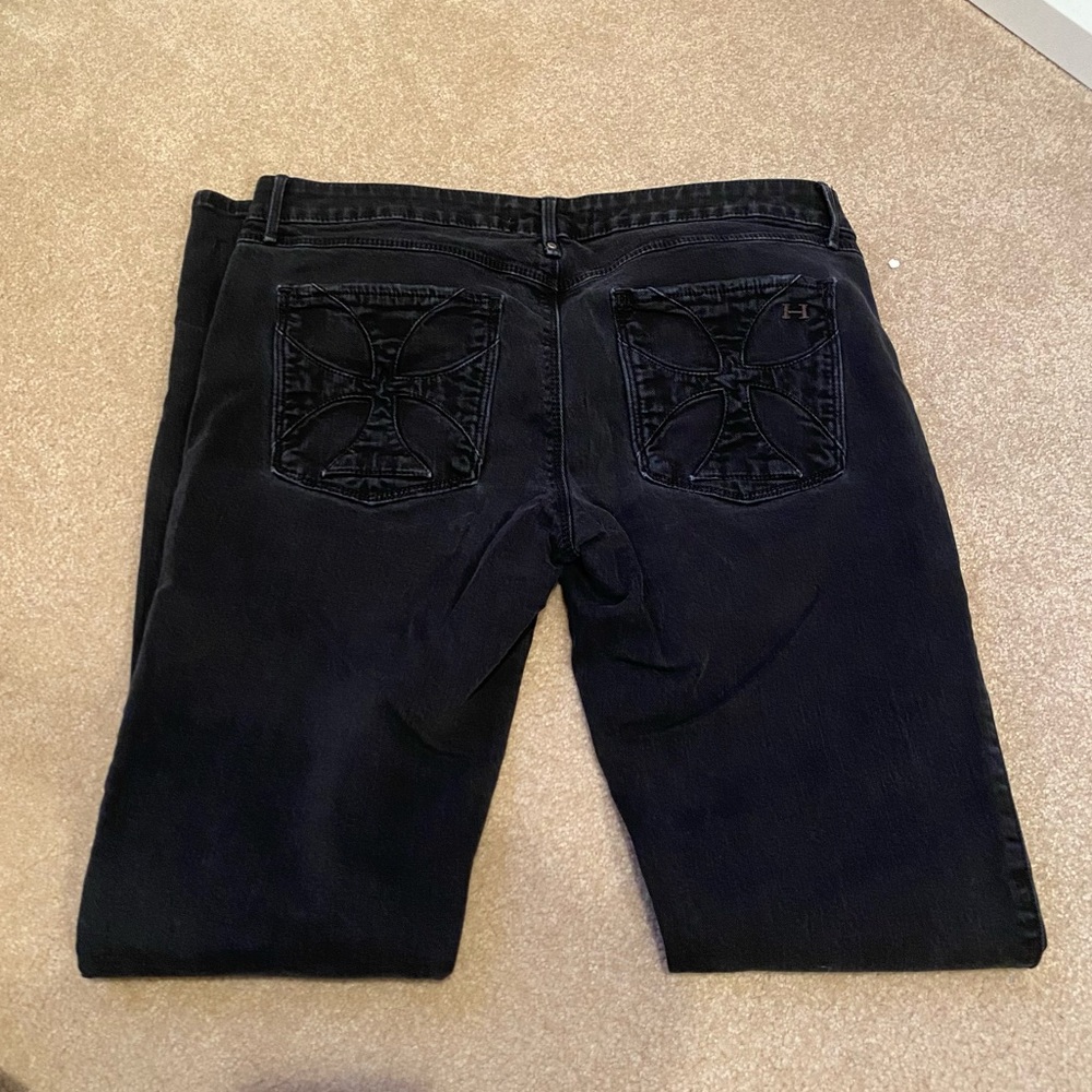 Habitual Black Jeans with Cross Pockets